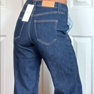 Joie Sanna Wide Leg Dark Wash Jeans